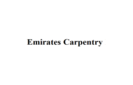 Emirates Carpentry