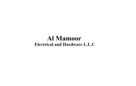 Al Mamoor Electrical and Hardware L.L.C